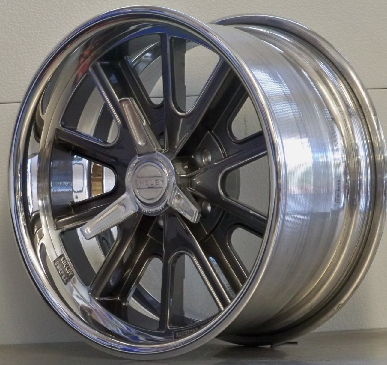 17/18s set of 4 407SSP 17x8/18x9 Shelby 67-73 Mustang RAKED